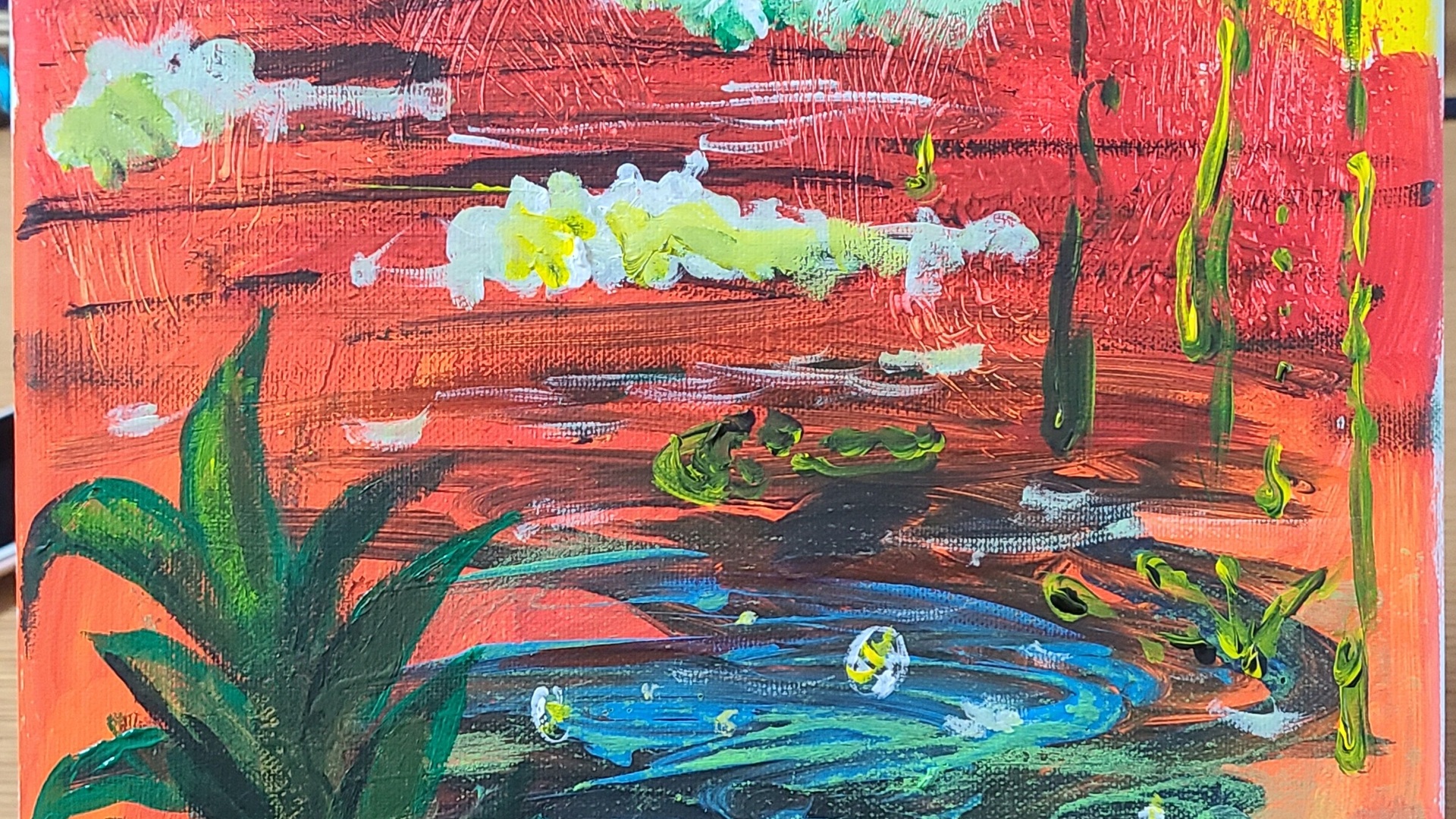 新たな境地へ～抽象画を描いてみた～